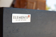 Elementi Positano Dark Grey – materiaal en merkdetail
