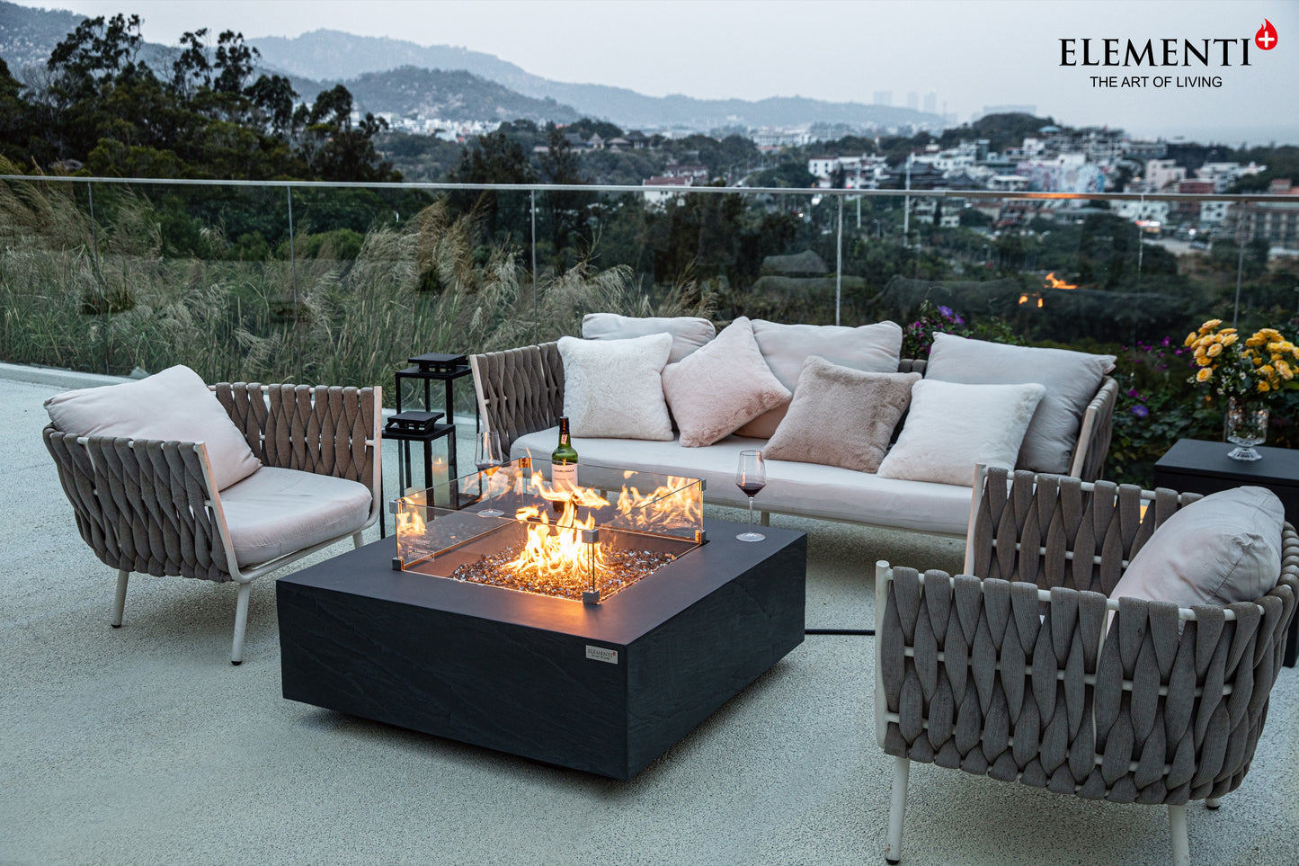 Elementi Roraima Slate Black – in buitenopstelling