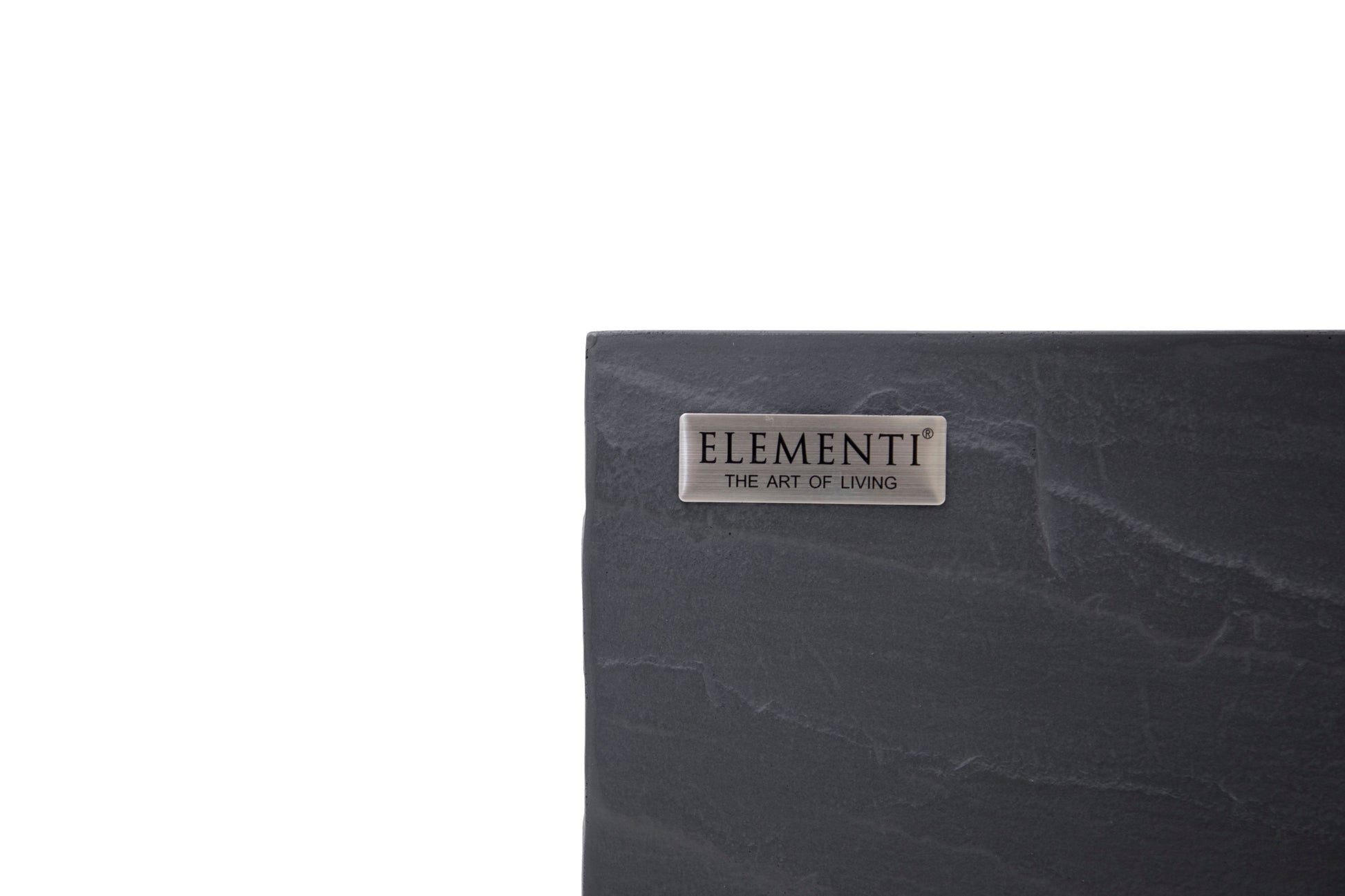 Elementi Roraima Slate Black – materiaal en merkdetail