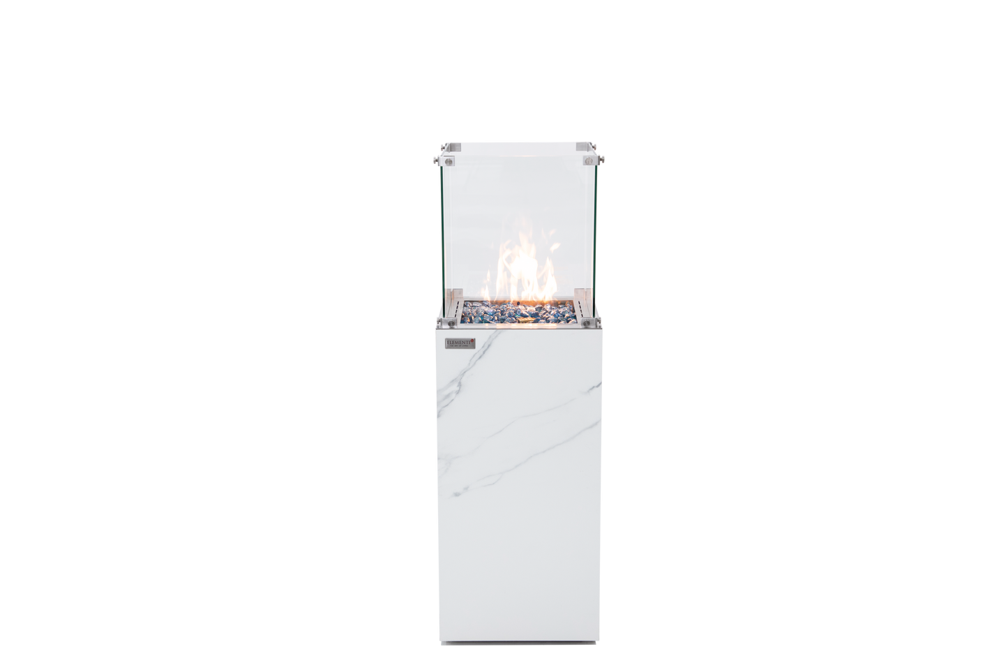 Elementi Yukon Bianco White – product met vlam