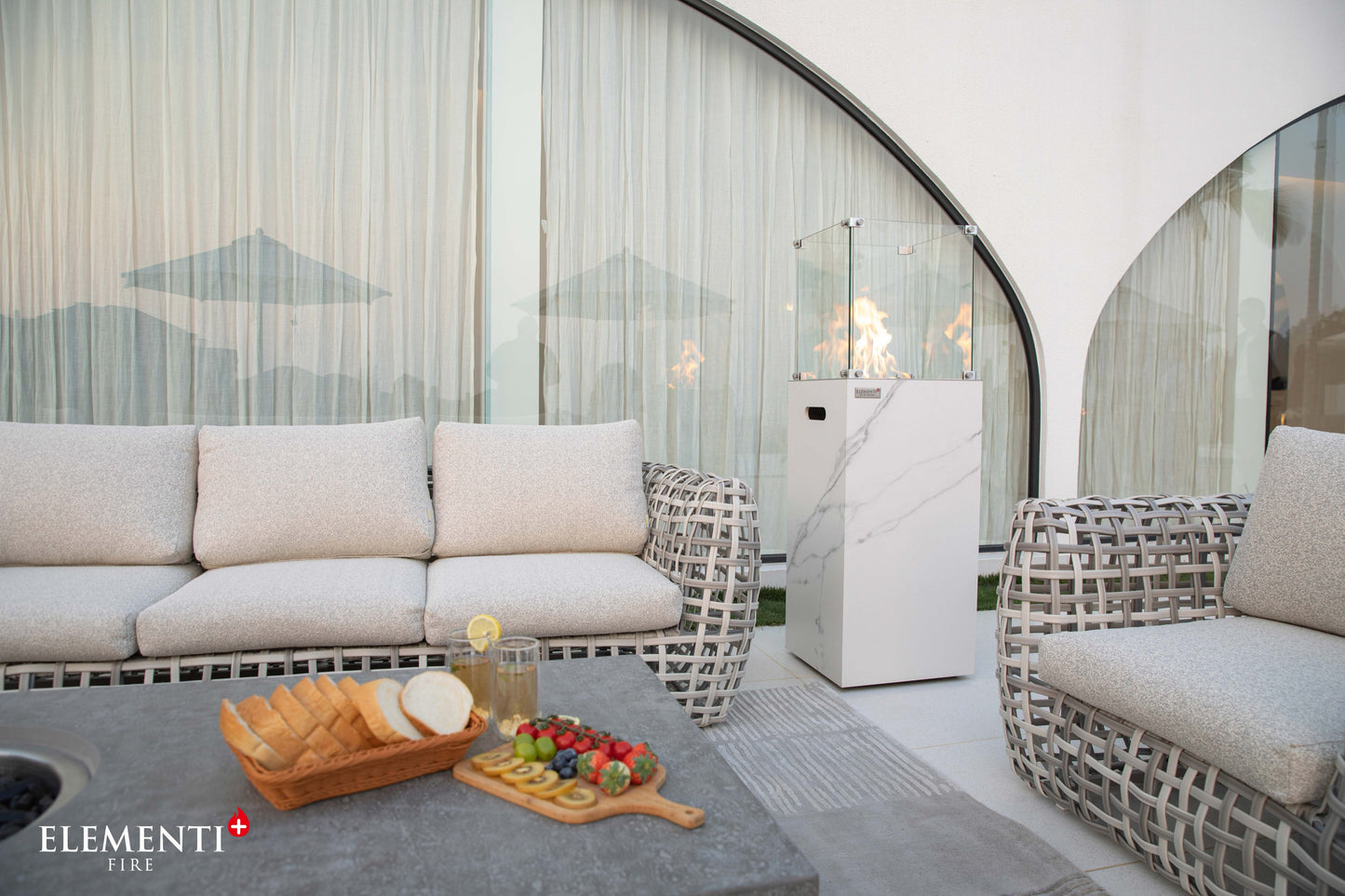 Elementi Yukon Bianco White – in buitenopstelling