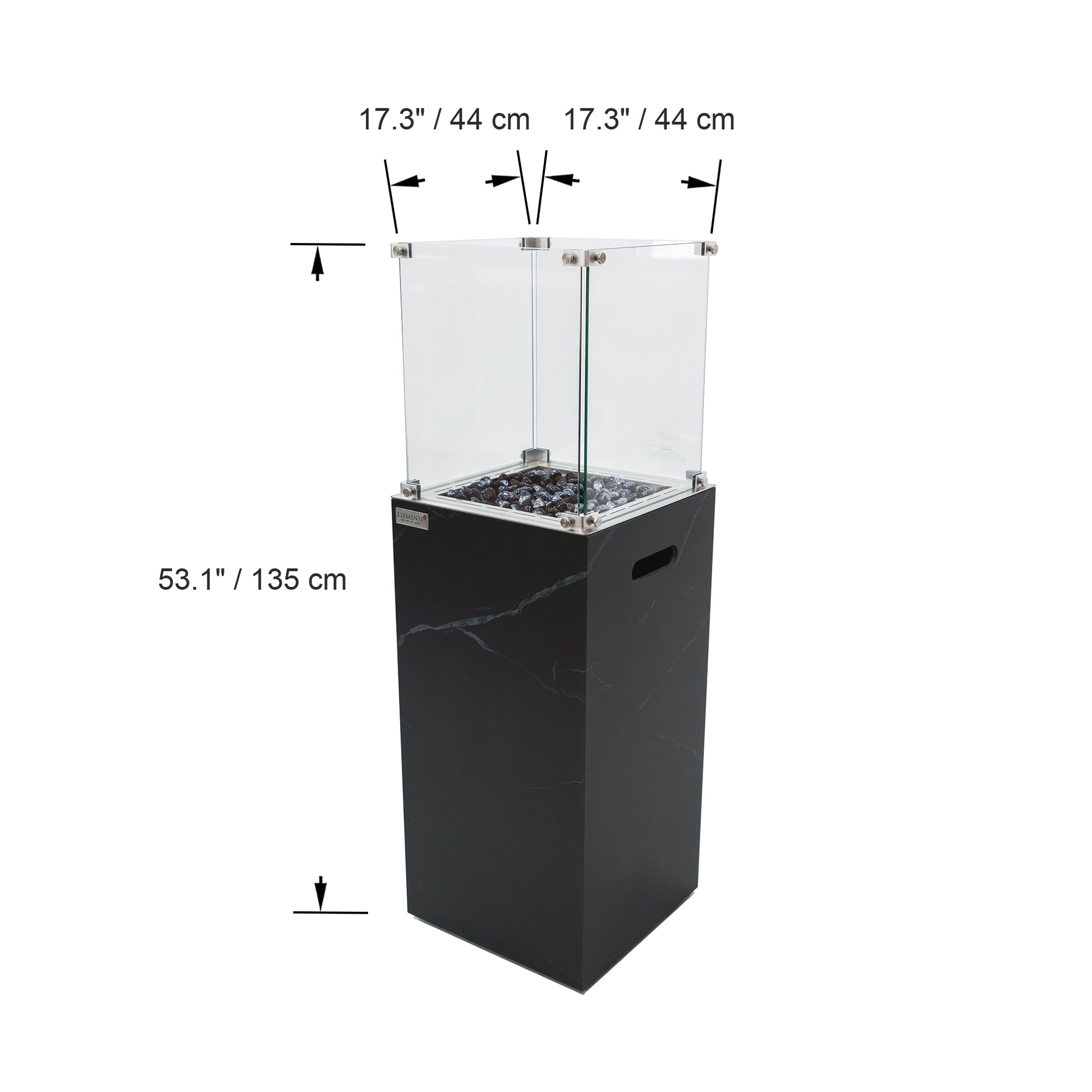 Elementi Yukon Bulgaria Black – afmetingen