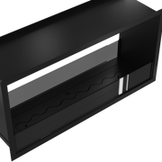 Bio-ethanol doorkijkhaard Fame model 110 cm