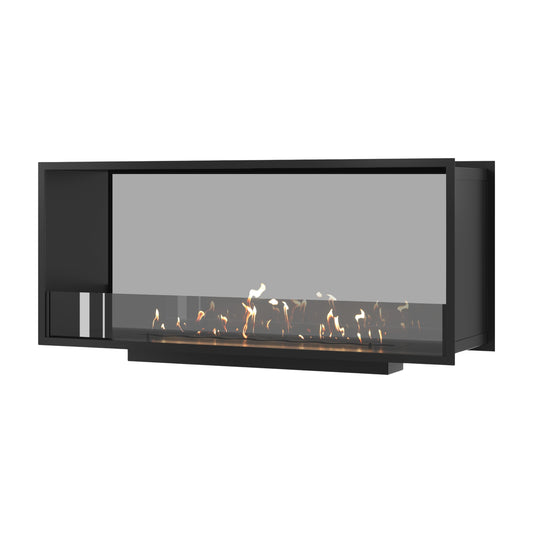 Wild Flame Fame bio-ethanol doorkijkhaard enkel volle glas 120 cm – productfoto