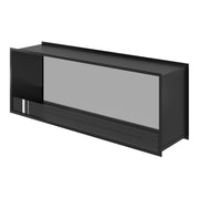 Wild Flame Fame bio-ethanol doorkijkhaard enkel volle glas 160 cm – sfeerfoto