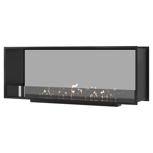 Wild Flame Fame bio-ethanol doorkijkhaard enkel volle glas 160 cm – productfoto
