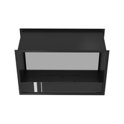 Wild Flame Fame bio-ethanol doorkijkhaard enkel volle glas 80 cm – sfeerfoto