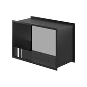 Wild Flame Fame bio-ethanol doorkijkhaard enkel volle glas 80 cm – sfeerfoto