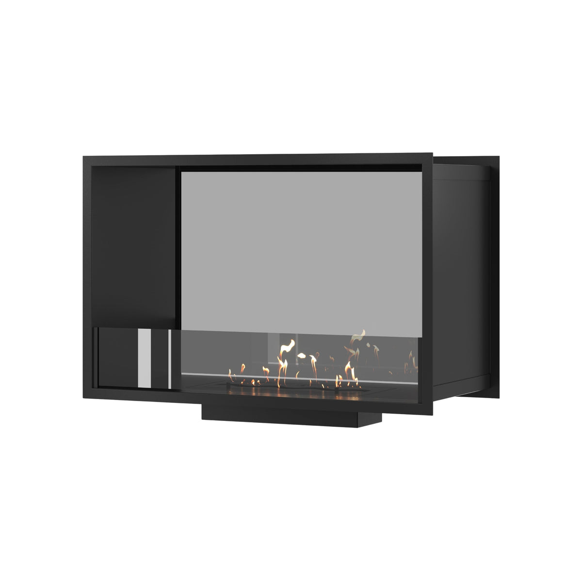 Wild Flame Fame bio-ethanol doorkijkhaard enkel volle glas 80 cm – productfoto