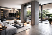Verticale bio-ethanol doorkijkhaard Fame 100 x 140 cm