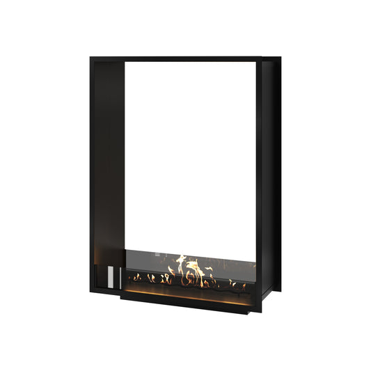 Verticale bio-ethanol doorkijk inbouwhaard FAME 100 x 100 cm
