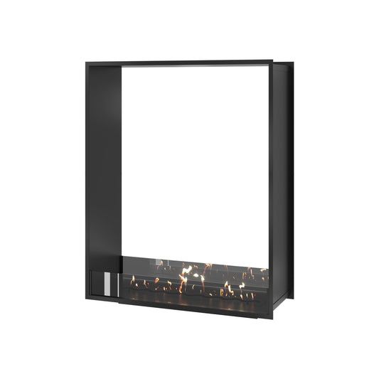 Wild Flame FAME Bio-ethanol Verticale Doorkijk Inbouwhaard – 100 x 100 cm – productfoto