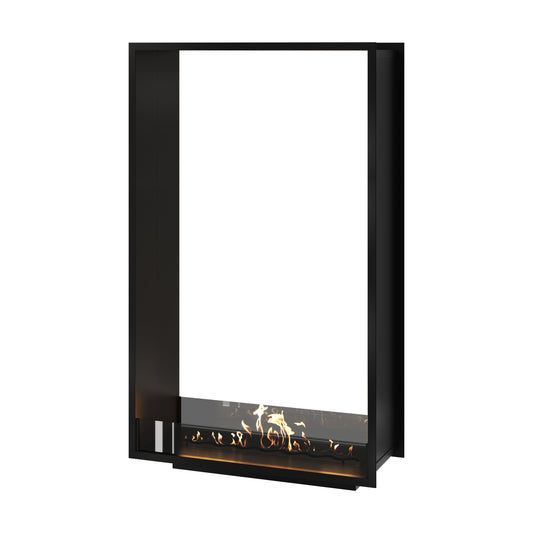 Verticale bio-ethanol doorkijk inbouwhaard Fame 100 x 160 cm