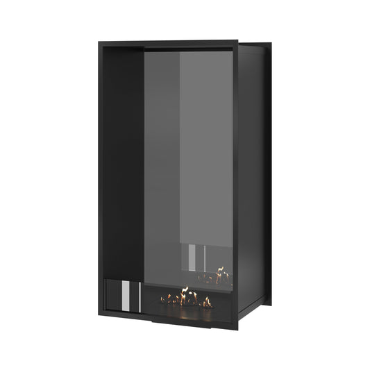 Wild Flame Verticale Bio-ethanol Doorkijkhaard Fame Enkel Glas 60 x 140 cm – productfoto
