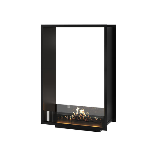 Verticale bio-ethanol doorkijk inbouwhaard FAME 80 x 100 cm