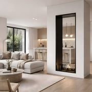 Verticale bio-ethanol doorkijkhaard Fame 80 x 120 cm
