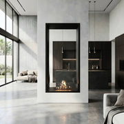 Verticale bio-ethanol doorkijkhaard Fame 80 x 140 cm