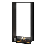 FAME bio-ethanol verticale doorkijk inbouwhaard 80 x 200 cm