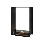 Verticale bio-ethanol doorkijk inbouwhaard Fame 90 x 100 cm