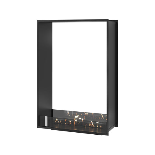 Wild Flame FAME Bio-ethanol Verticale Doorkijk Inbouwhaard – 90 x 120 cm – productfoto