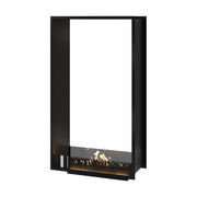 Verticale bio-ethanol doorkijk inbouwhaard Fame 90 x 160 cm