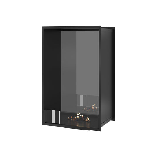 Wild Flame Verticale Bio-ethanol Doorkijkhaard Fame Enkel Glas 60 x 100 cm – productfoto