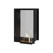 Verticale bio-ethanol doorkijkhaard Fame enkel glas 60 x 100 cm