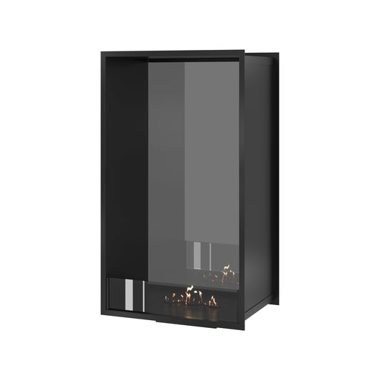 Wild Flame Verticale Bio-ethanol Doorkijkhaard Fame Enkel Glas 60 x 120 cm – productfoto