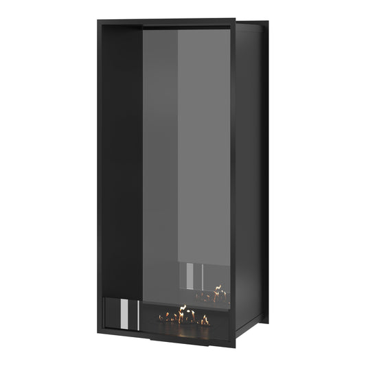 Wild Flame Verticale Bio-ethanol Doorkijkhaard Fame Enkel Glas 60 x 200 cm – productfoto