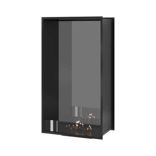 Wild Flame Verticale Bio-ethanol Doorkijkhaard Fame Enkel Glas 70 x 140 cm – productfoto