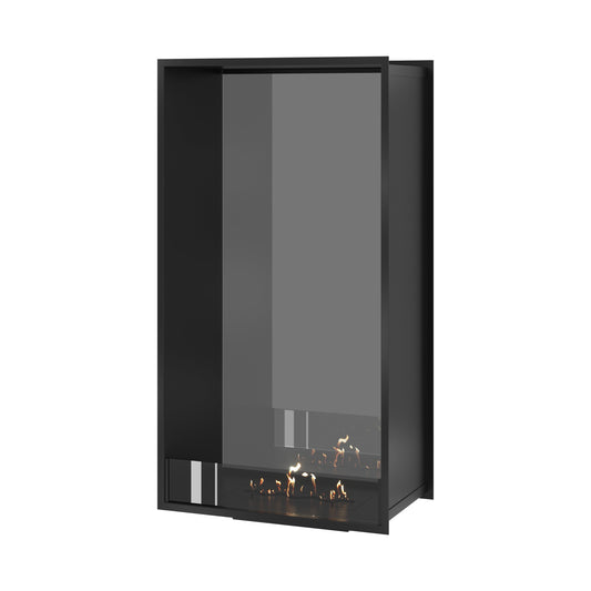 Wild Flame Verticale Bio-ethanol Doorkijkhaard Fame Enkel Glas 70 x 160 cm – productfoto