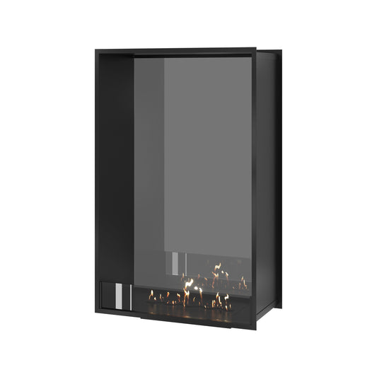 Wild Flame Verticale Bio-ethanol Doorkijkhaard Fame Enkel Glas 80 x 120 cm – productfoto