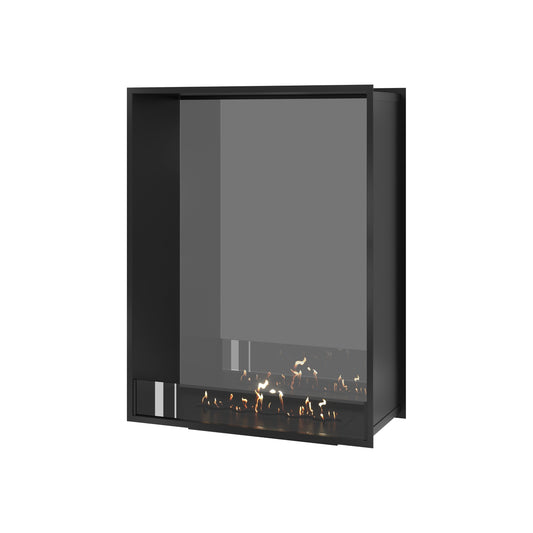 Wild Flame Verticale Bio-ethanol Doorkijkhaard Fame Enkel Glas 90 x 100 cm – productfoto