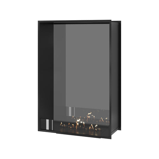 Wild Flame Verticale Bio-ethanol Doorkijkhaard Fame Enkel Glas 90 x 120 cm – productfoto
