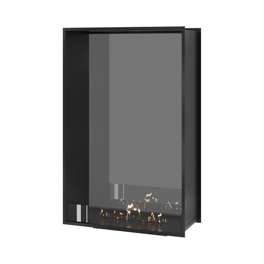 Wild Flame Verticale Bio-ethanol Doorkijkhaard Fame Enkel Glas 90 x 140 cm – productfoto