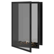 Wild Flame Fame verticale bio-ethanol doorkijkhaard met volle glas 100 x 180 cm – productfoto