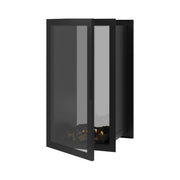 Wild Flame Fame verticale bio-ethanol doorkijkhaard met volle glas 60 x 120 cm – productfoto