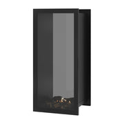 Wild Flame Fame verticale bio-ethanol doorkijkhaard met volle glas 60 x 180 cm – sfeerfoto