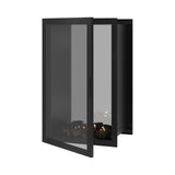 Fame verticale bio-ethanol doorkijkhaard met volle glas – 70 x 120 cm | Wild Flame