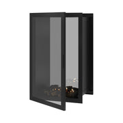 Wild Flame Fame verticale bio-ethanol doorkijkhaard met volle glas 70 x 120 cm – productfoto