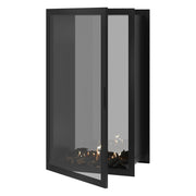 Wild Flame Fame verticale bio-ethanol doorkijkhaard met volle glas 80 x 180 cm – productfoto