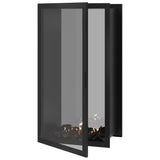 Fame verticale bio-ethanol doorkijkhaard met volle glas – 80 x 200 cm | Wild Flame