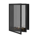 Fame verticale bio-ethanol doorkijkhaard met volle glas – 90 x 120 cm | Wild Flame