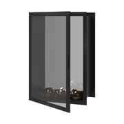Wild Flame Fame verticale bio-ethanol doorkijkhaard met volle glas 90 x 120 cm – productfoto
