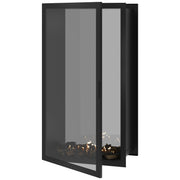Wild Flame Fame verticale bio-ethanol doorkijkhaard met volle glas 90 x 200 cm – productfoto