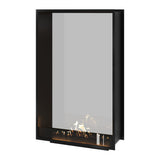 Verticale Bio-ethanol Doorkijkhaard Fame Enkel Glas 100 x 180 cm | Wild Flame