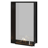 Verticale Bio-ethanol Doorkijkhaard Fame Enkel Glas 100 x 200 cm | Wild Flame