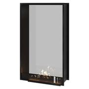 Verticale bio-ethanol doorkijkhaard Fame enkel glas 100 x 200 cm