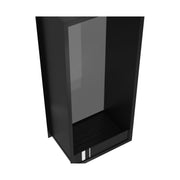 Verticale bio-ethanol doorkijkhaard Fame enkel glas 60 x 140 cm