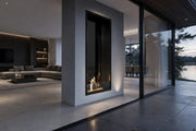 Verticale bio-ethanol doorkijkhaard Fame enkel glas 70 x 100 cm